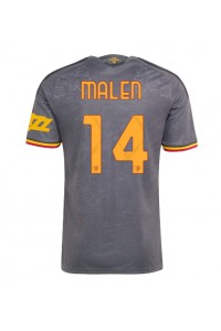 AS Roma Donyell Malen #14 Jalkapallovaatteet Kolmaspaita 2026-27 Lyhythihainen